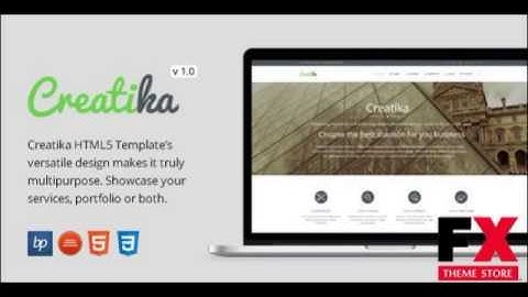 Preview Creatika - Responsive Business HTML5 Template TFx