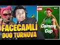 FACECAMLİ DUO TURNUVADA TRABZON İLE YOK ETTİK!! (Türkçe Fortnite)