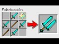 CÓMO CRAFTEAR LA ESPADA DOBLE DE DIOS en MINECRAFT 💎😱 INVICTOR