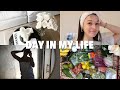 VLOG: grocery shopping at trader joes + apartment organization