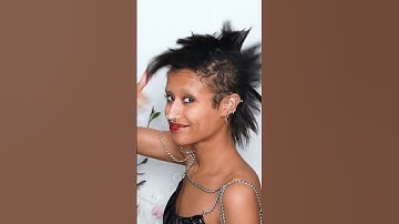 How to Spike a Curly Mohawk Transformation | Hair Tutorial #hair #beauty