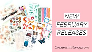 New February Releases // CreatewithMandy