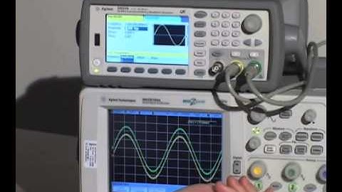33500 Series Function Generator Phase Shift Capability