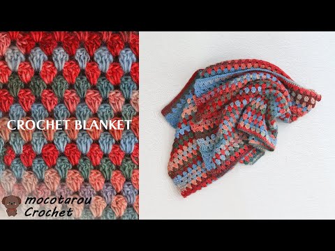 Dollar Store Yarn] I made a large blanket using 10 skeins. Crochet
