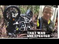 Motorcycle adventure trip to Tellico Plains ends up with upside down bike and lost Insta360