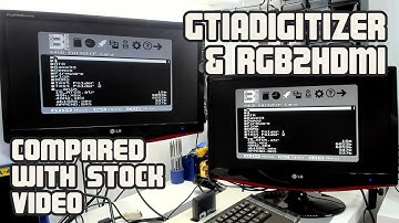 Atari 800XL met GTIAdigitizer en RGB2HDMI