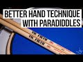 2 great paradiddle exercises that will improve your hands  better hand technique with paradiddles