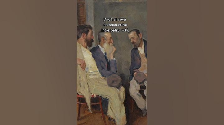Când vorbim. Maniere