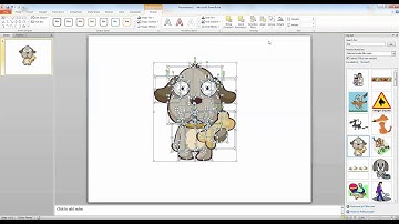 Ungrouping Vector Graphics in PowerPoint 2010