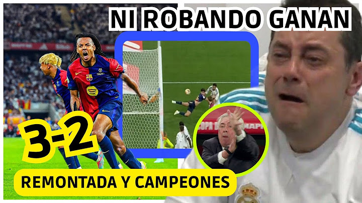 💥 REMONTADA ESPECTACULAR DEL BARÇA al MADRID tras INTENTO DE ATRACO! CAMPEONES y RONCERO SE HUNDE
