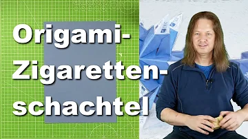 Wie bastelt man Zigaretten aus Papier?