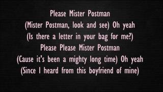 Video thumbnail of "The Marvelettes - Please Mr. Postman (Lyrics)"