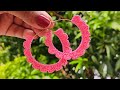 Lightweight Crochet Earrings | Perfect for Spring & Summer | DIY Jewelry Making for Beginners