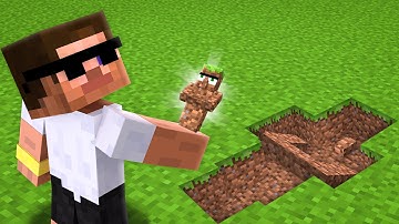 Minecraft But I Can Make Villager of Any Block..