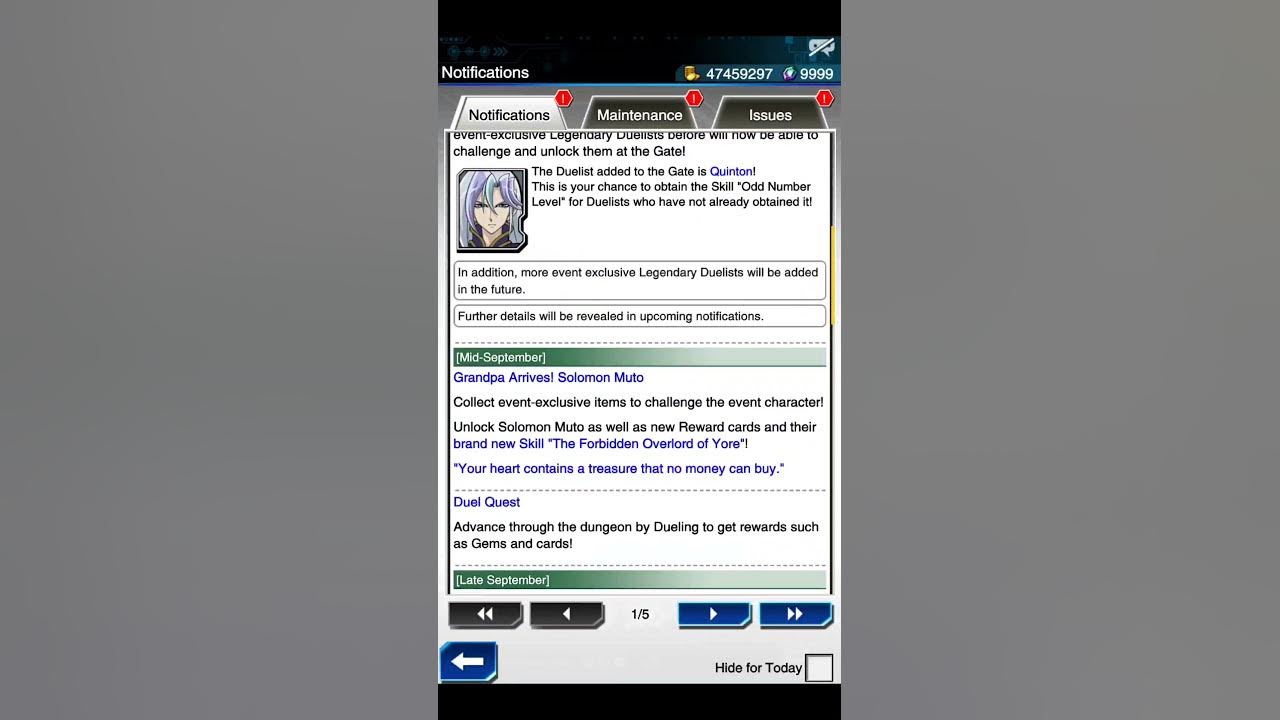 Yugioh Duel Links Updates September 2023 x Sevens World YouTube