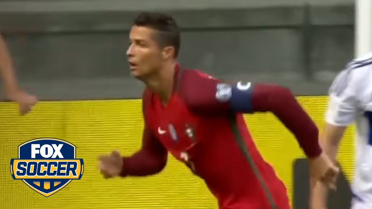 GIF: Cristiano Ronaldo goal for Portugal vs Sweden