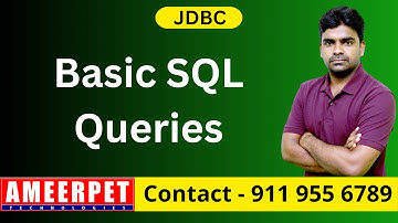 JDBC - Oracle - SQL Queries | Ameerpet Technologies | By Srinivas