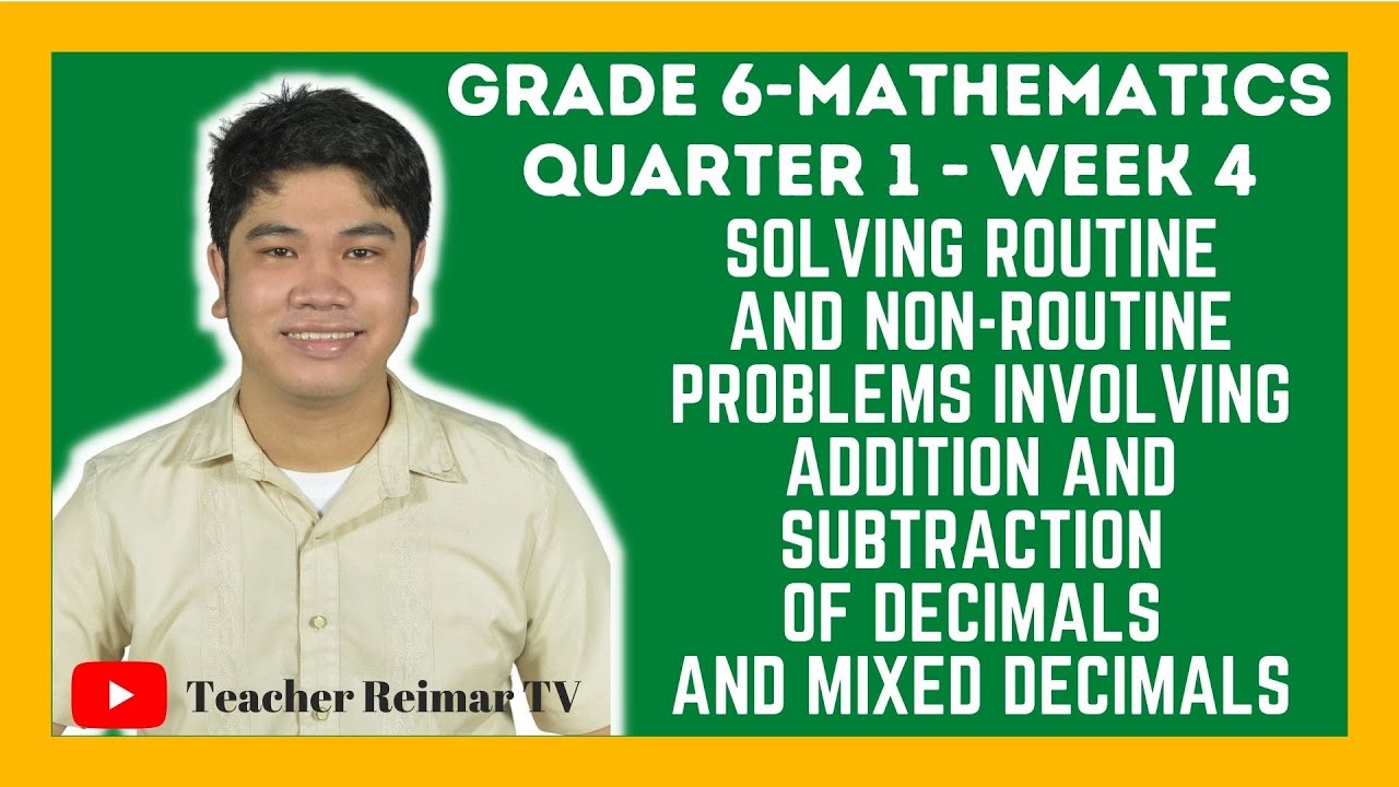 subtracting decimals problem solving