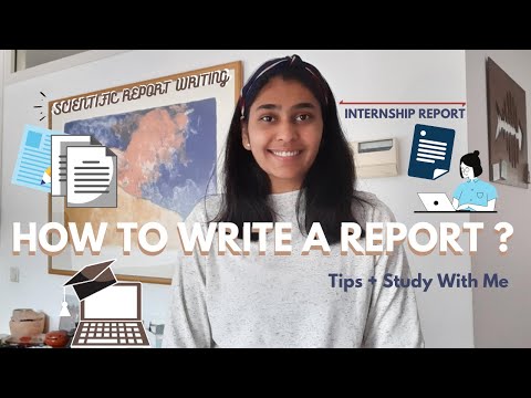 Video: How To Write A Student Internship Report