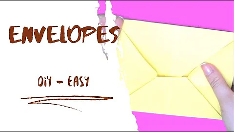 fold envelopes - Super Easy Origami Envelope Tutorial - DIY - Paper Kawaii