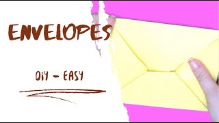 fold envelopes - Super Easy Origami Envelope Tutorial - DIY - Paper Kawaii