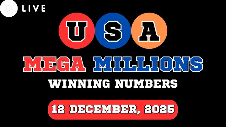 Mega Millions Lottery Drawing for Dec 12, 2025 - Live Winning Numbers & Results