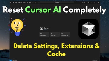 Reset Cursor AI Completely – Delete Settings, Extensions & Cache