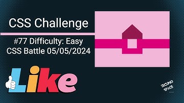 CSS Challenge #77 | CSSBattle- 05/5/2024| Can You Beat the Clock?|#csschallenge #cssbattle #uidesign