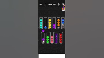 Level 830 of Ball Sort Color Puzzle