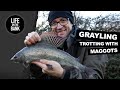 GRAYLING FISHING - TROTTING WITH MAGGOTS