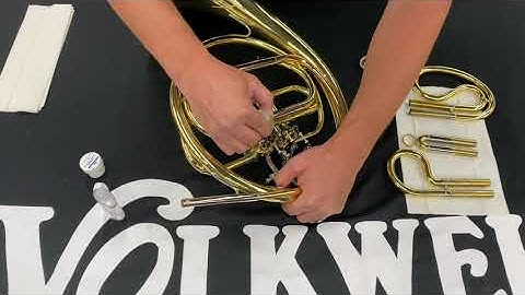 Lubricating a French Horn