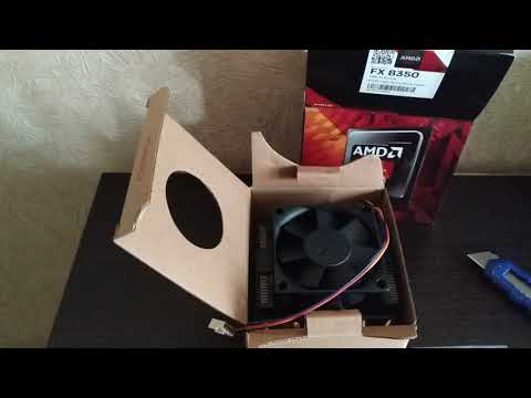 установка процессора FX 8350 Box-версии, установка куллера