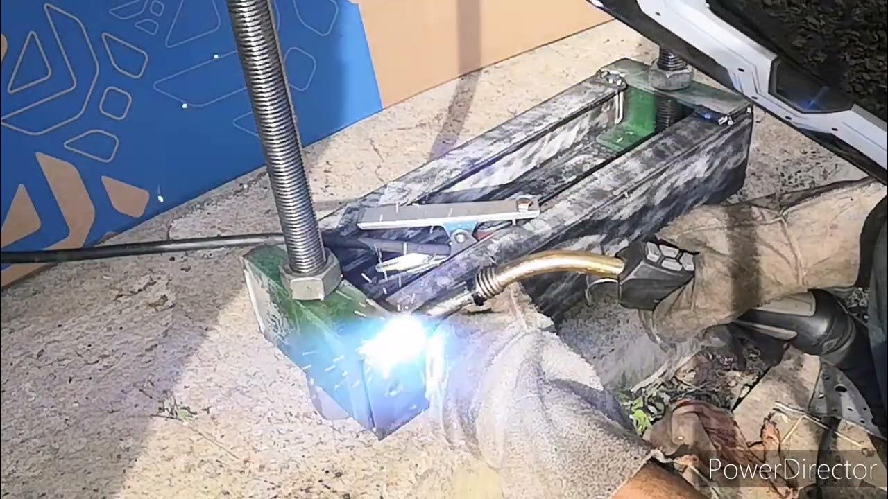Гидравлический пресс для гаража, своими руками. #followme - YouTube