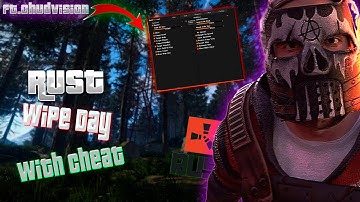 Wipe Day With CHEAT in RUST 🤖 CHEATED on a 1.000 POP SERVER 👾 Выживание с ЧИТОМ 👽 ft.chudvision