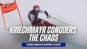 Kriechmayr’s Winning Run in Brutal Conditions | Beaver Creek | FIS Alpine