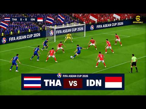 76kbet x alexis88 - 2 Oct, 2026 | Thailand vs Indonesia | FIFA ASEAN CUP 2026 | eFootball 27 Gameplay 4K 60 fps
