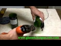 Quickly & Easily Finish a Cut Glass Bottle by Sanding Edges