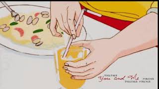 Musik cafe - you and me together forever - musik belajar - musik relaksasi -  lofi music