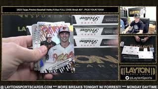 2023 Topps Pristine Baseball Hobby 8 Box FULL CASE Break #27