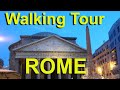 Rome walking tour -- travel video