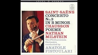 Saint-Saëns: Violin Concerto No. 3 - Milstein, Fistoulari / 생상스: 바이올린 협주곡 3번 - 밀스타인, 피스툴라리