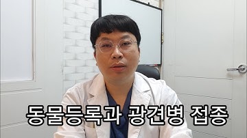 반려견 동물등록과 광견병 접종