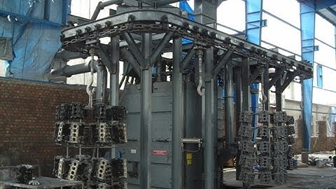 Monorail Hanger Shot Blasting Machine