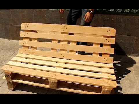 Banco de palets youtube