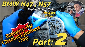 BMW N47 & N57 Engine Timing Chain Set Up Part 2