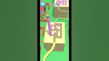 Gameplay top mobile games Relaxing n satisfying game iOS/ANDROID Stacky Dash  #shorts Level 2653