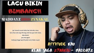 SEMBANG - MADDAYZ (Zynakal Disstrack) REACTION BY MEC