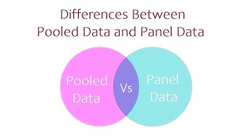 Differences Between Pooled Data and Panel Data |  @ThesisHelper01