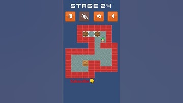 SOKOBAN PUSH PUZZLE// stage 24🤣🤣 #puzzle #games #shorts