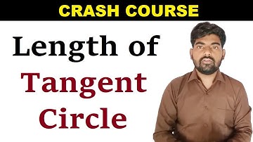 Circle : Length Of Tangent JEE Mains and Advanced NIMCET JNU BHU